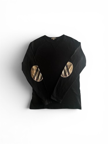 Maglia burberry nera maniche - maglia,