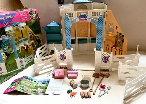 Barbie riding stable vintage