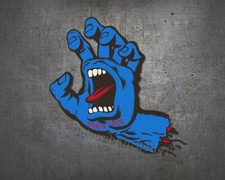 Adesivo Screaming Hand Big Oldschool Skateboard Skate Surf Santa Cruz Sticker