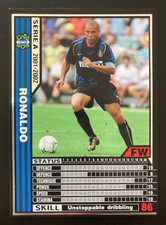 2001-02 Panini WCCF Serie A Clubs #95 Ronaldo Inter Milan black card Brasile
