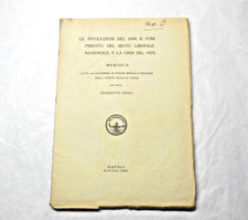 Benedetto CROCE Le Rivoluzioni