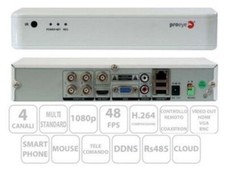 Dvr Nvr 4 Canali Proeye Con Ap Sgseye E Telecomando Incluso Hardisch 1tb