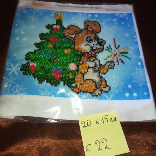 Quadro ricamato con le - ricamato,
