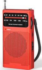 Radio Portatile, Radiolina Portatile FM/AM, Radiolina Tascabile Con Eccellente R