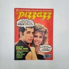 1978 Pizzazz Marvel rivista fumetti Olivia Newton John & John Travolta copertina 9/78