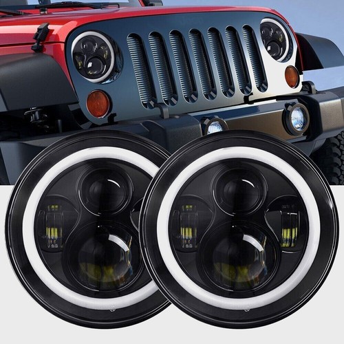 Coppia 8cm rotondo led fari - 17.8cm,