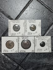 Lotto 5 monete Romane, Grecia