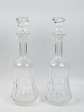 ANTICHE BOTTIGLIE IN VETRO SOFFIATO CON TAPPI in CRISTALLO VINTAGE da Collezione