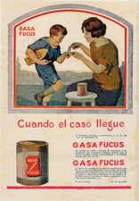 Gasa Fucus. Cuando al caso llgue. Advertising  1922