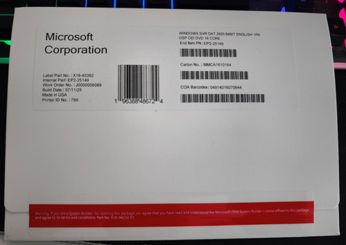 Microsoft windows server - server, 2025