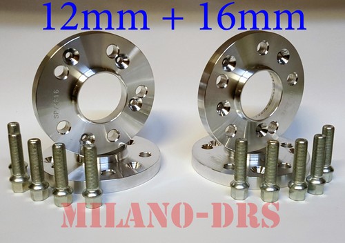 Distanziali ruota 16mm - 4, 12+16mm