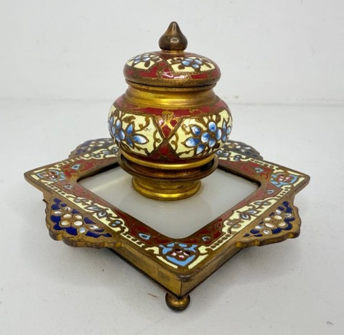 Antico calamaio bronzo - antico,