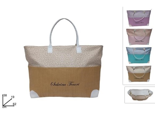 Pezzo borsa mare con stampa - borsa,