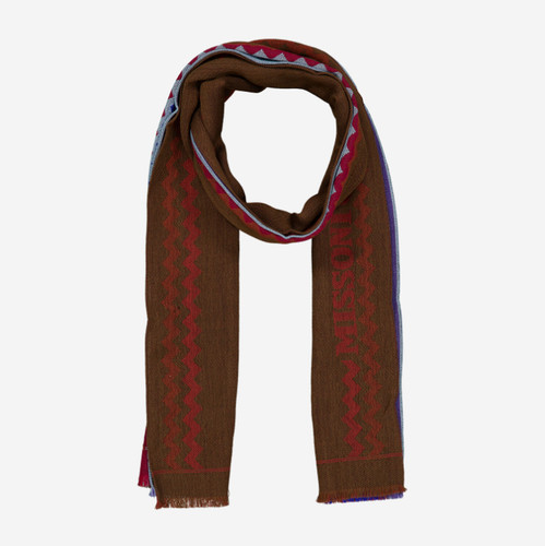 Sciarpa missoni lana marrone - sciarpa,