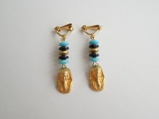 Orecchini Clip Faraone Dorato