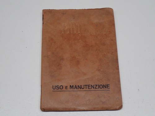 Fiat mod 520 - 520, uso