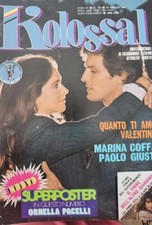  FOTOROMANZO LANCIO KOLOSSAL N129 ANNO 84 MARINA COFFA PAOLO GIUSTI POSTER