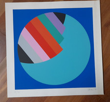 EUGENIO CARMI. SERIGRAFIA 46 X 46. GALLERIA IL SEGNAPASSI . 1971. (83/200)