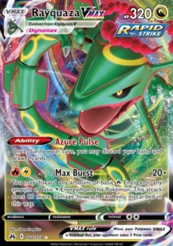 Rayquaza vmax corona - vmax,