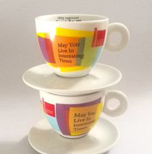 2 tazze Illy cups cappuccino