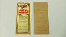 OLIOFIAT rarissima etichetta adesivo auto cambio olio tagliando d’epoca vintage