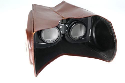 Rolleiflex mirino pelle - in,