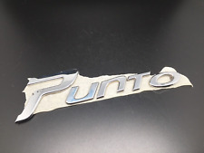 FIAT GRANDE PUNTO LOGO SIGLA EMBLEMA FREGIO STEMMA SCRITTA TARGHETTA BADGE TARGA