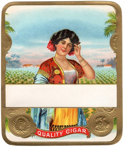 Scatola portasigari etichetta - scatola,