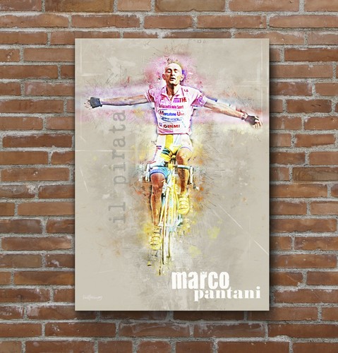 Poster marco pantani stampa - marco,