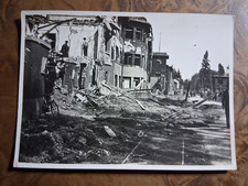 VARESE - 2 FOTOGRAFIE - CARROZZERIA MACCHI DOPO BOMBARDAMENTO 1944
