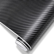 Involucro in Fibra Di Carbonio Nero per Auto, 0,3 M X 1,5 M 3D Wrap Opaco Con St
