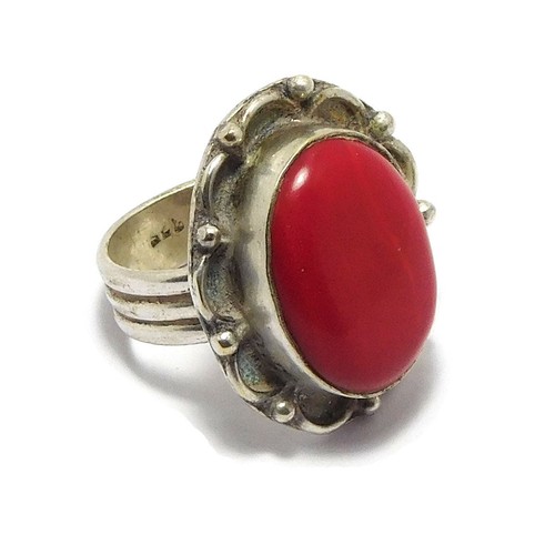 Anelli corallo rosso - di,