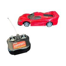 Autoradio d'epoca TYCO R/C rossa Ferrari F40 controllata - funzionante vedi video!