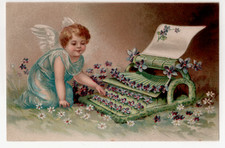 A6 ANGEL GREETING CARD WITH