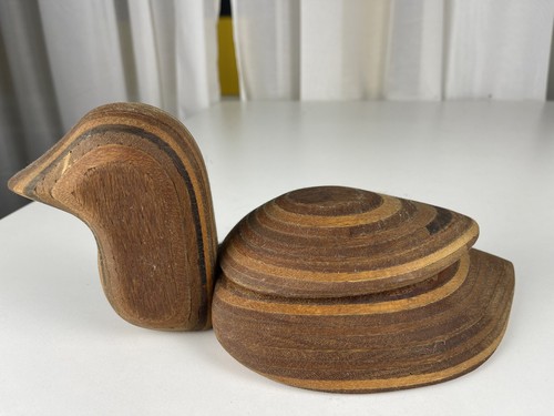 Statua legno anatra cm - anatra, 29