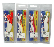 Lotto 4 Totanare YO-ZURI - Oita - Mis. 2.5/3.0 - 4 colori! - EF501