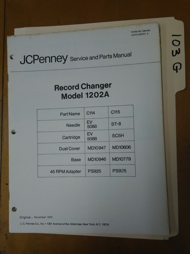 Jcpenny penny 1202a manuale - 1202a,