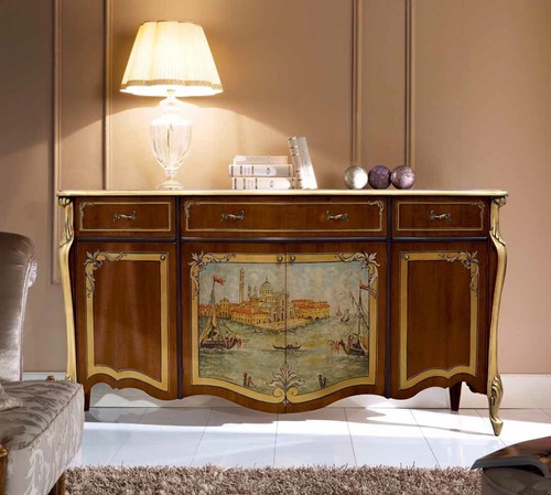 Credenza ante 3 - 3, cassetti