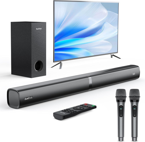 Soundbar karaoke con subwoofer - karaoke,