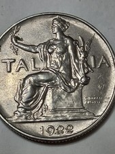 Buono 1 Lira 1922 Nichelio