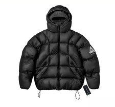 Palace Pertex Balaclava Puffa Puffer Jacket Nero