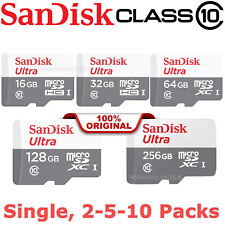Lotto lettore schede SanDisk Ultra MicroSD 16 GB 32 GB 64 GB 128 GB 256 GB memoria SD TF