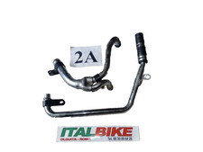 Tubi radiatore acqua argentati Honda VT Shadow 500 1983 1986