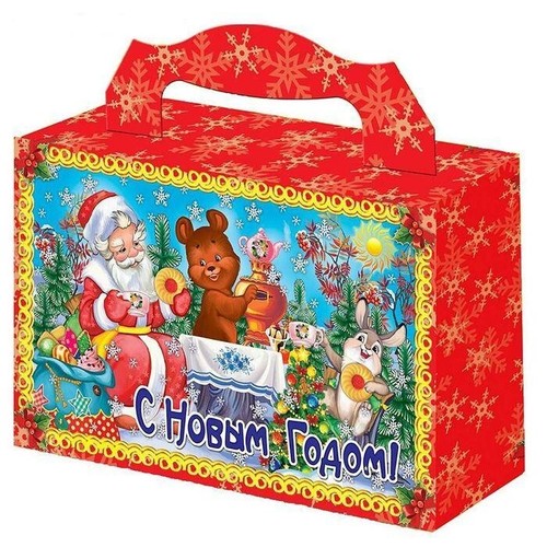 Scatola regalo natalizia