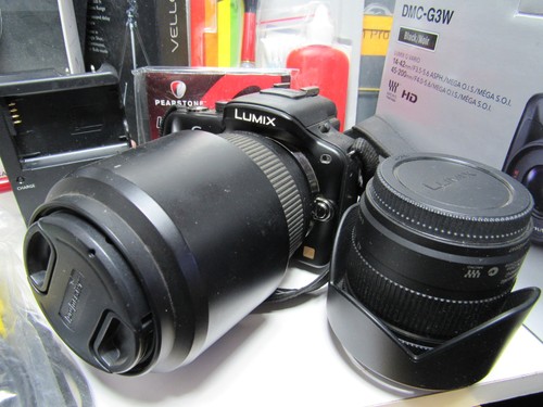 Panasonic lumix dmc - dmc-g3w, doppio