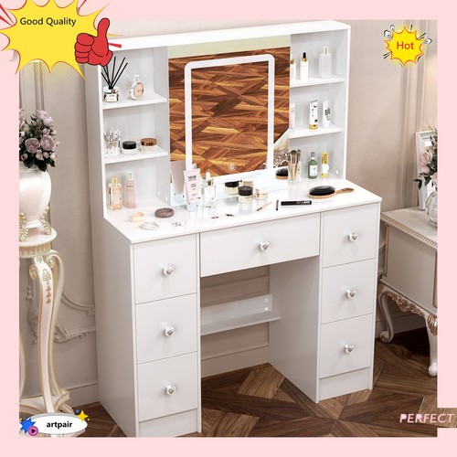 Set scrivania vanity - con, luci