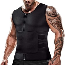 Men Neoprene Sweat Vest Waist