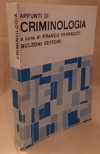 APPUNTI DI CRIMINOLOGIA (1970)