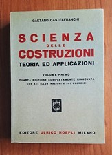 INGEGNERIA SCIENZA DELLE COSTRUZIONI V.1 HOEPLI CASTELFRANCHI TEORIA APPLICAZION