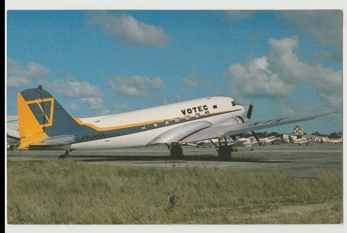 Cartolina votec airlines - votec,
